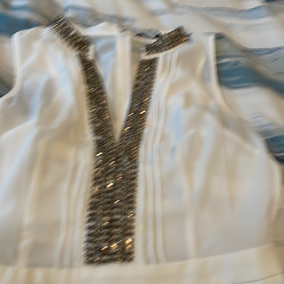 Venus white skort with gold beading down the front - Picture 4 of 5